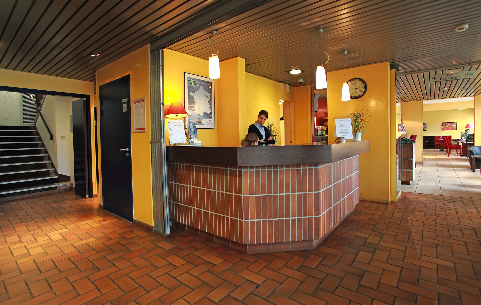 Brit Hotel Toulouse Colomiers - L'Esplanade Interieur foto